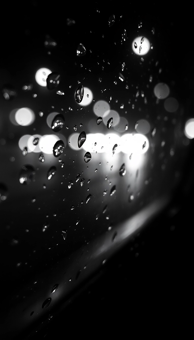 iPhone AI Night Car Rain Gorgeous Background Royalty-Free Stock Image